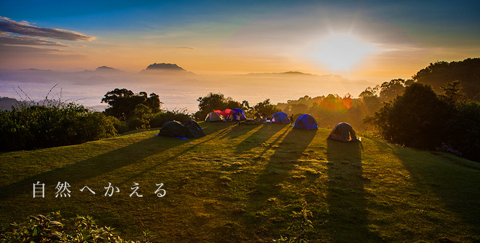 現代社会から自然へ帰る